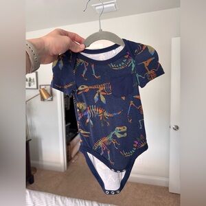 Little Sleepies Blue Dinosaur Bodysuit